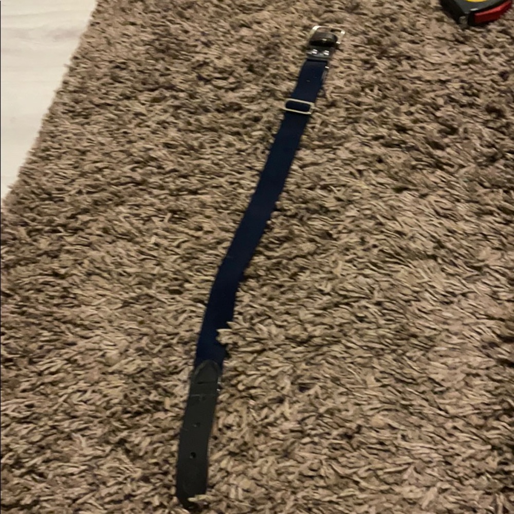 Adams 27in baseball belt navy